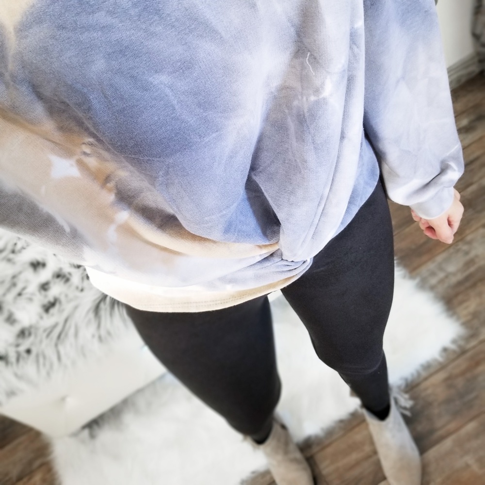 🅱️Last1️⃣Skye Cloud Wash Tie Dye Front Twist Top - Picture 7 of 8